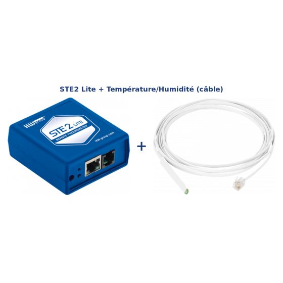 HW group STE2 Lite Pack TH(c)- Thermomètre + hygromètre sur IP