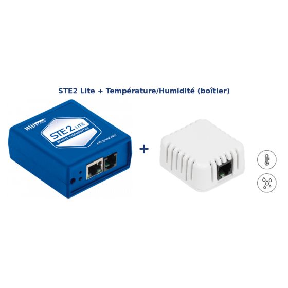 HW group STE2 Lite Pack TH(b)- Thermomètre + hygromètre sur IP